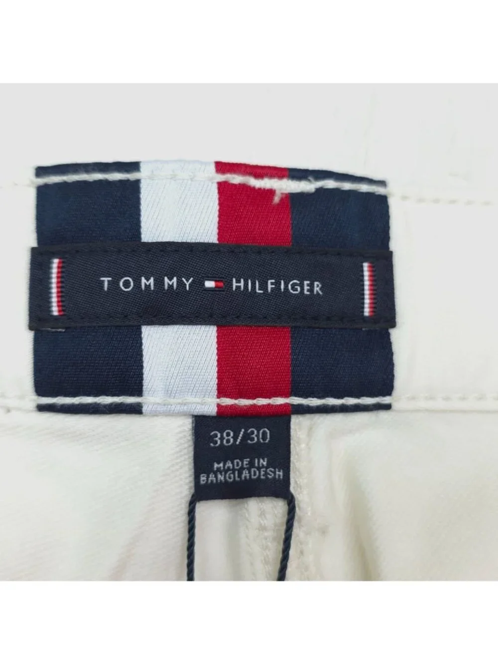 Tommy Hilfiger TH Flex Mens Chino Pants 38x30 Cotton Blend Stretch Casual